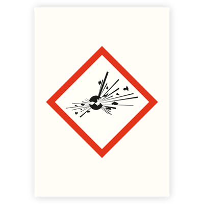 Explosiv - GHS-farosymboler