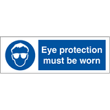 Ögonskydd måste