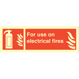 För användning vid elektriska bränder