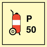 Hjulbrandsläckare P 50