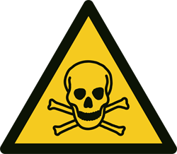 Giftiga ämnen Varningsskylt A355