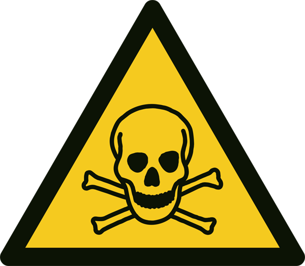 Giftiga ämnen Varningsskylt A355VN