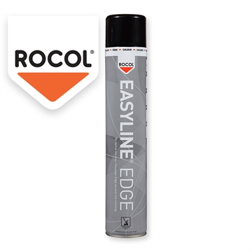 ROCOL Easyline Edge - Svart färg - Markeringsspray för strippning och märkning