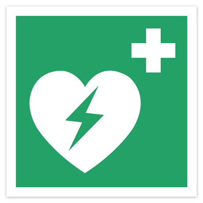 Signera för AED Defibrillator