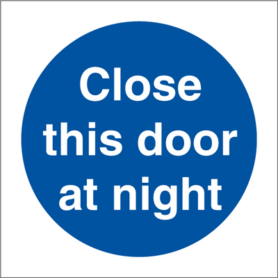 Stäng den här dörren på natten