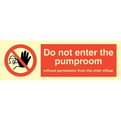 Gå inte in i pumprummet