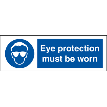 Ögonskydd måste