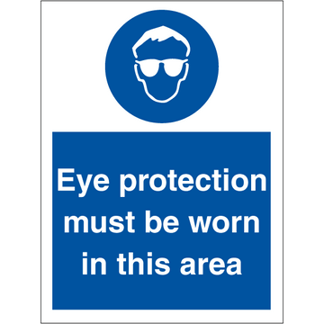 Ögonskydd måste bäras