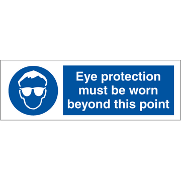 Ögonskydd måste bäras