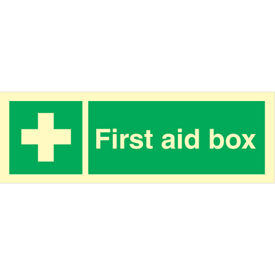 Första hjälpen-låda