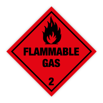 Brandfarlig gas - Faromeddelanden vid 2
