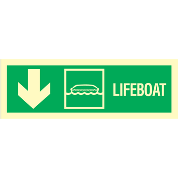 Livbåtspil ner till vänster
