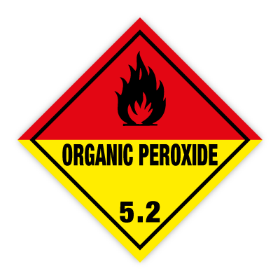 Organisk peroxid - Faroblad vid 5.2