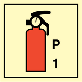 Bärbara brandsläckare P 1