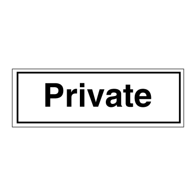 Privat - ISPS-kodskyltar