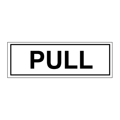 Pull - Boendeskyltar
