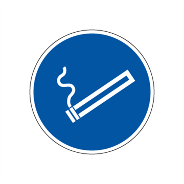 Rökning tillåten - Påbudsskyltar