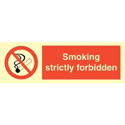 Rökning strängt förbjuden