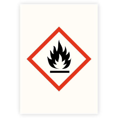 Extremt brandfarligt - GHS Farosymboler