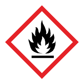 Extremt brandfarligt - GHS Farosymboler